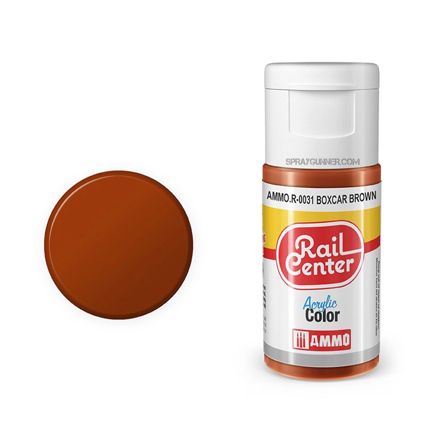 AMMO by MIG Rail Center Acrylic Color - Boxcar Brown (15ml) AMMO by Mig Jimenez