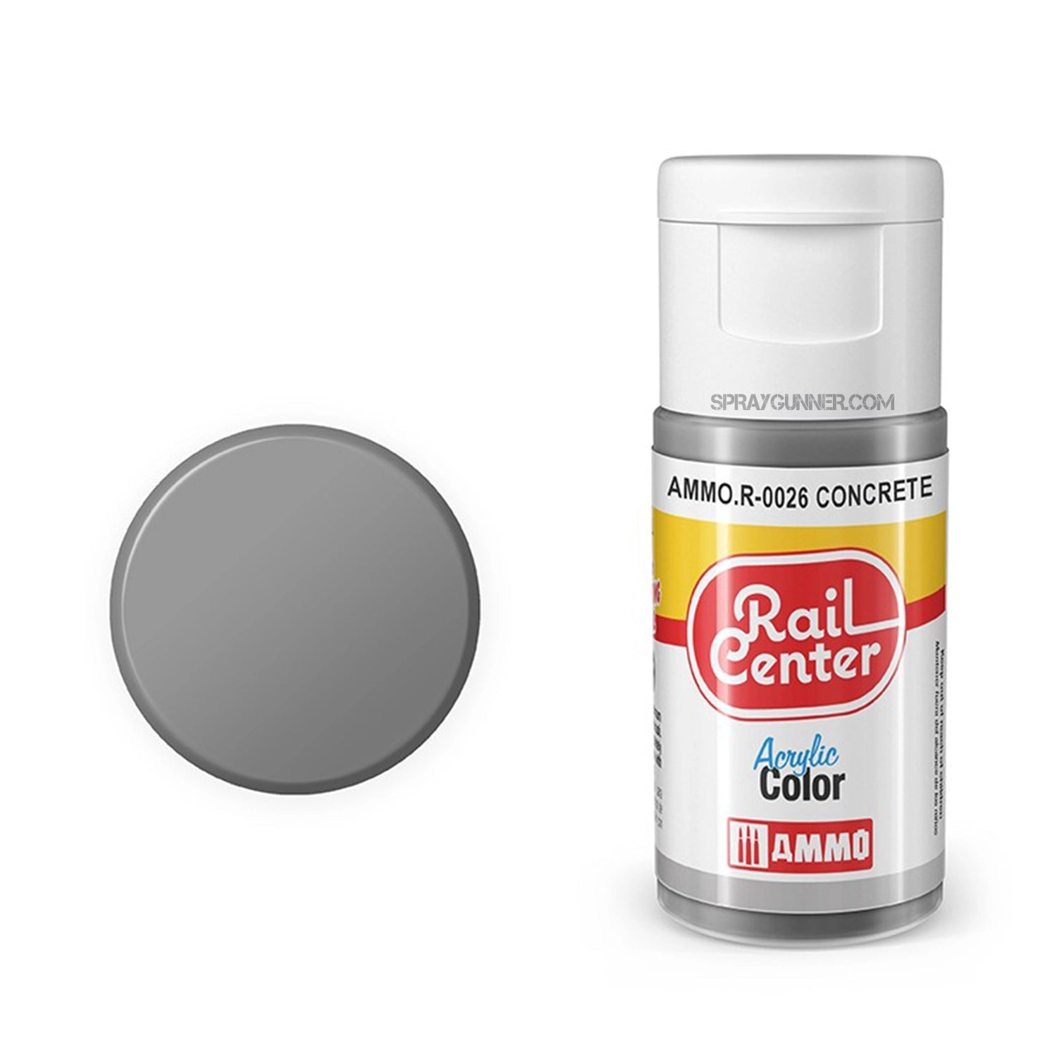 AMMO by MIG Rail Center Acrylic Color - Concrete (15ml) AMMO by Mig Jimenez