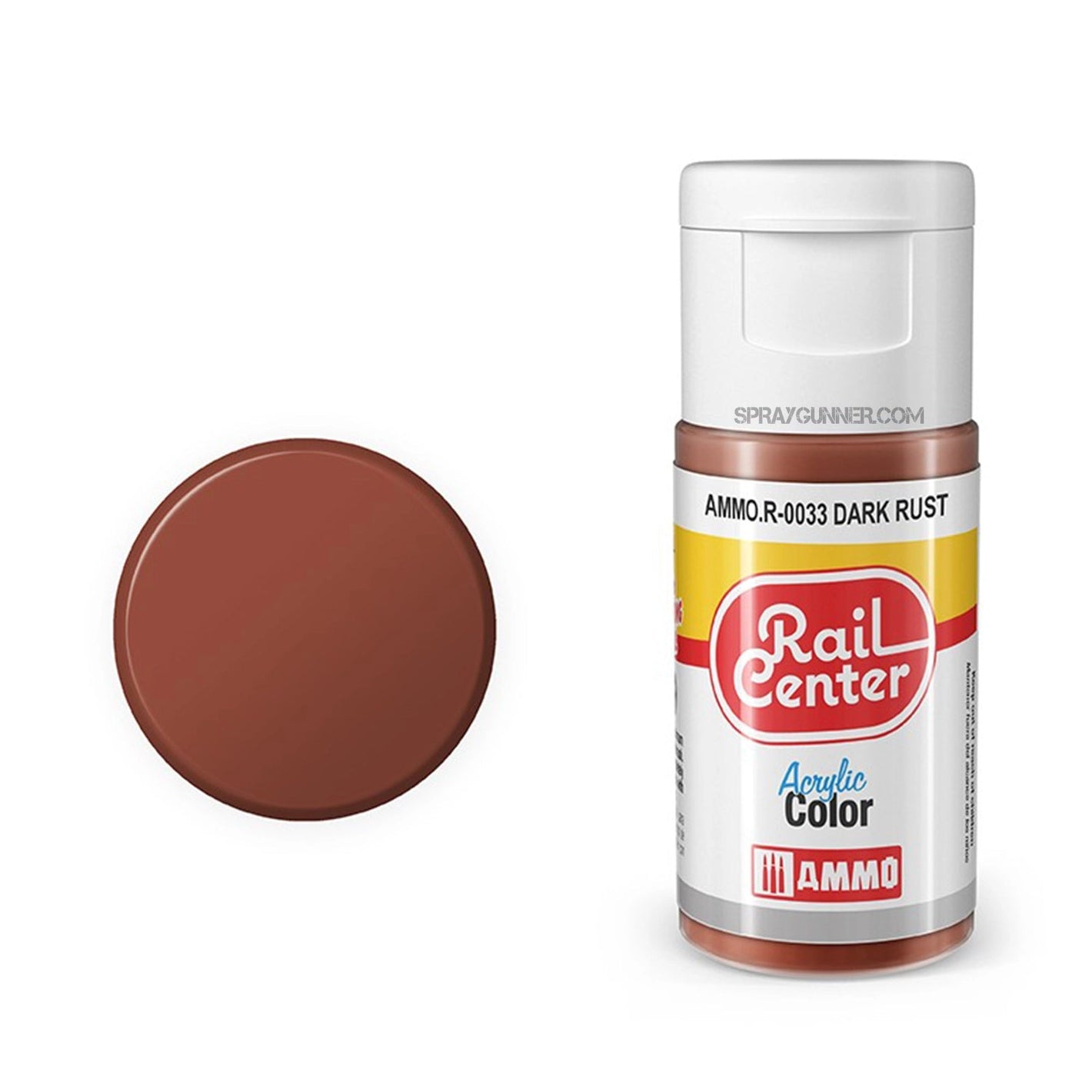 AMMO by MIG Rail Center Acrylic Color - Dark Rust (15ml) AMMO by Mig Jimenez