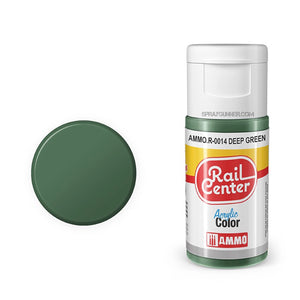 AMMO by MIG Rail Center Acrylic Color - Deep Green (15ml) AMMO by Mig Jimenez at SprayGunner
