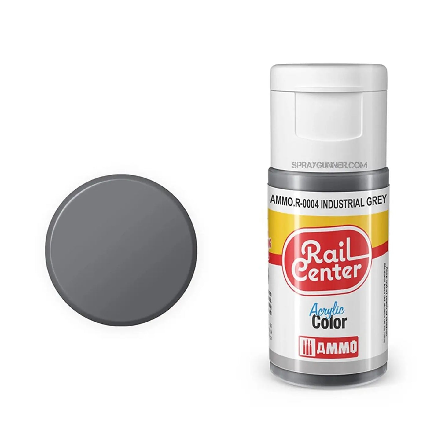 AMMO by MIG Rail Center Acrylic Color - Industrial Gray (15ml) AMMO by Mig Jimenez
