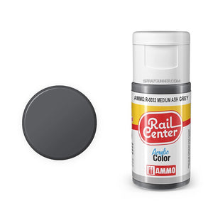 AMMO by MIG Rail Center Acrylic Color - Medium Ash Grey (15ml) AMMO by Mig Jimenez