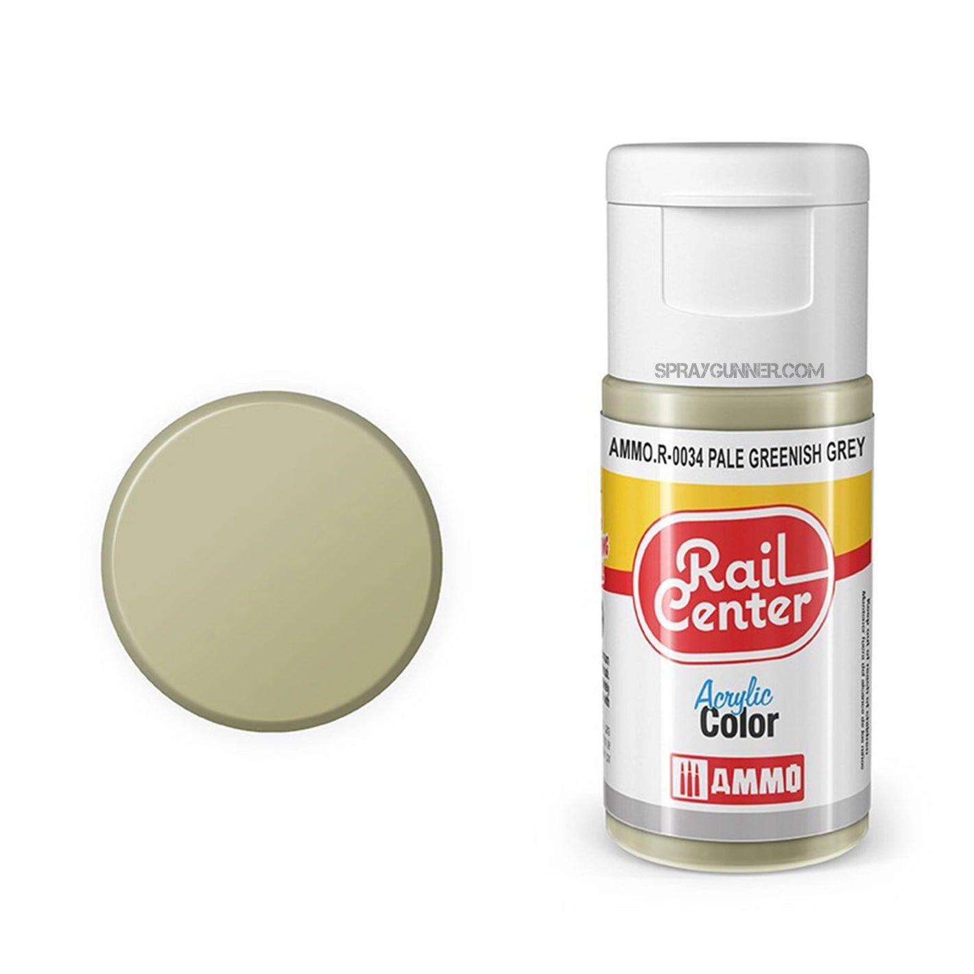 AMMO by MIG Rail Center Acrylic Color - Pale Greenish Grey (15ml) AMMO by Mig Jimenez