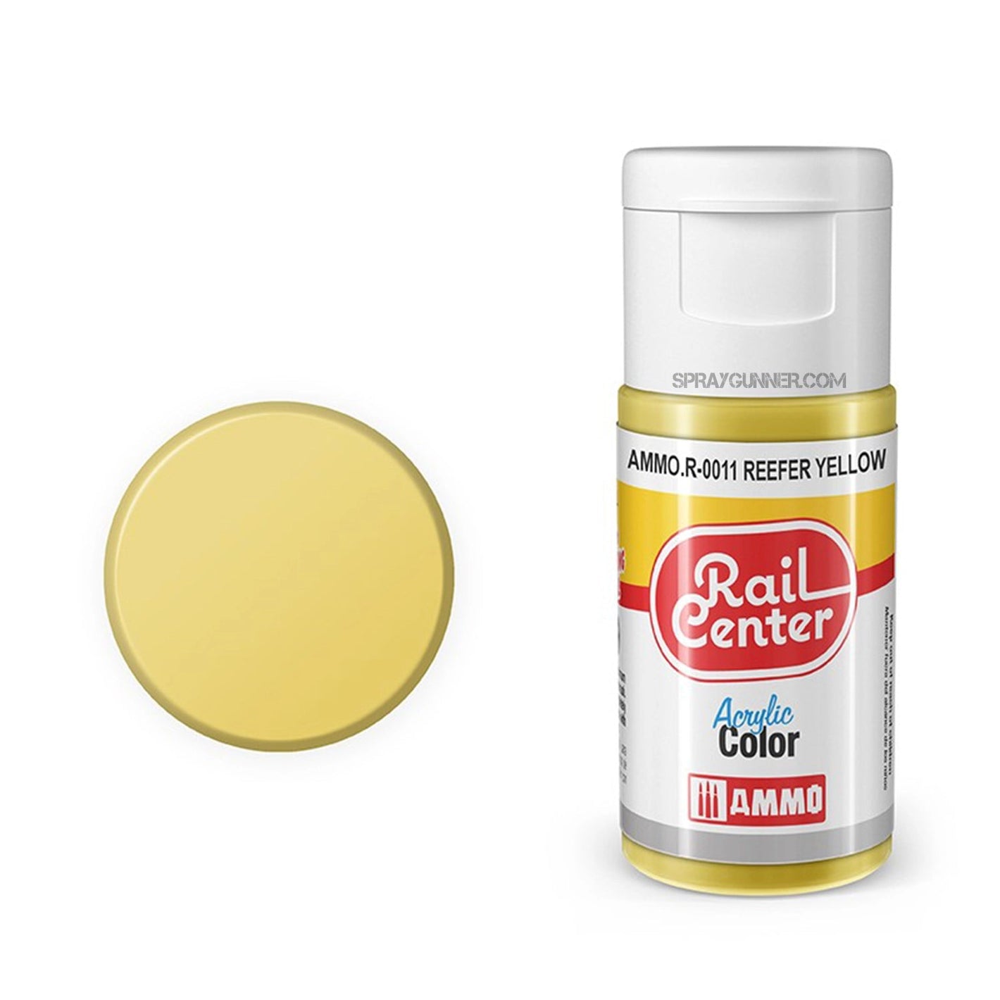 AMMO by MIG Rail Center Acrylic Color - Reefer Yellow (15ml) AMMO by Mig Jimenez