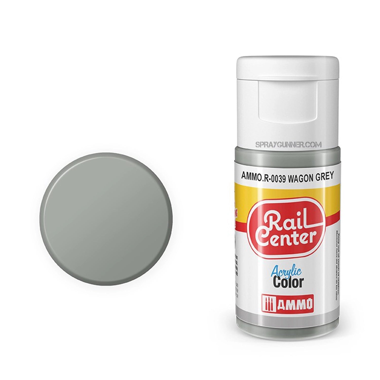 AMMO by MIG Rail Center Acrylic Color - Wagon Grey (15ml) AMMO by Mig Jimenez