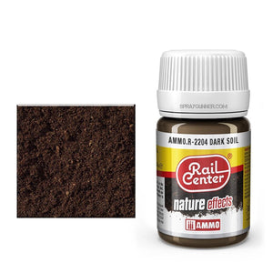 AMMO by MIG Rail Center Nature Effects- Dark Soil (35 mL) AMMO by Mig Jimenez