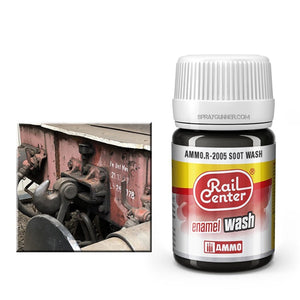 AMMO by MIG Rail Center - Soot Wash (35 mL) AMMO by Mig Jimenez