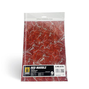 AMMO by MIG Red Marble. Round Die-cut for Bases for Wargames - 2 pcs AMMO by Mig Jimenez at SprayGunner