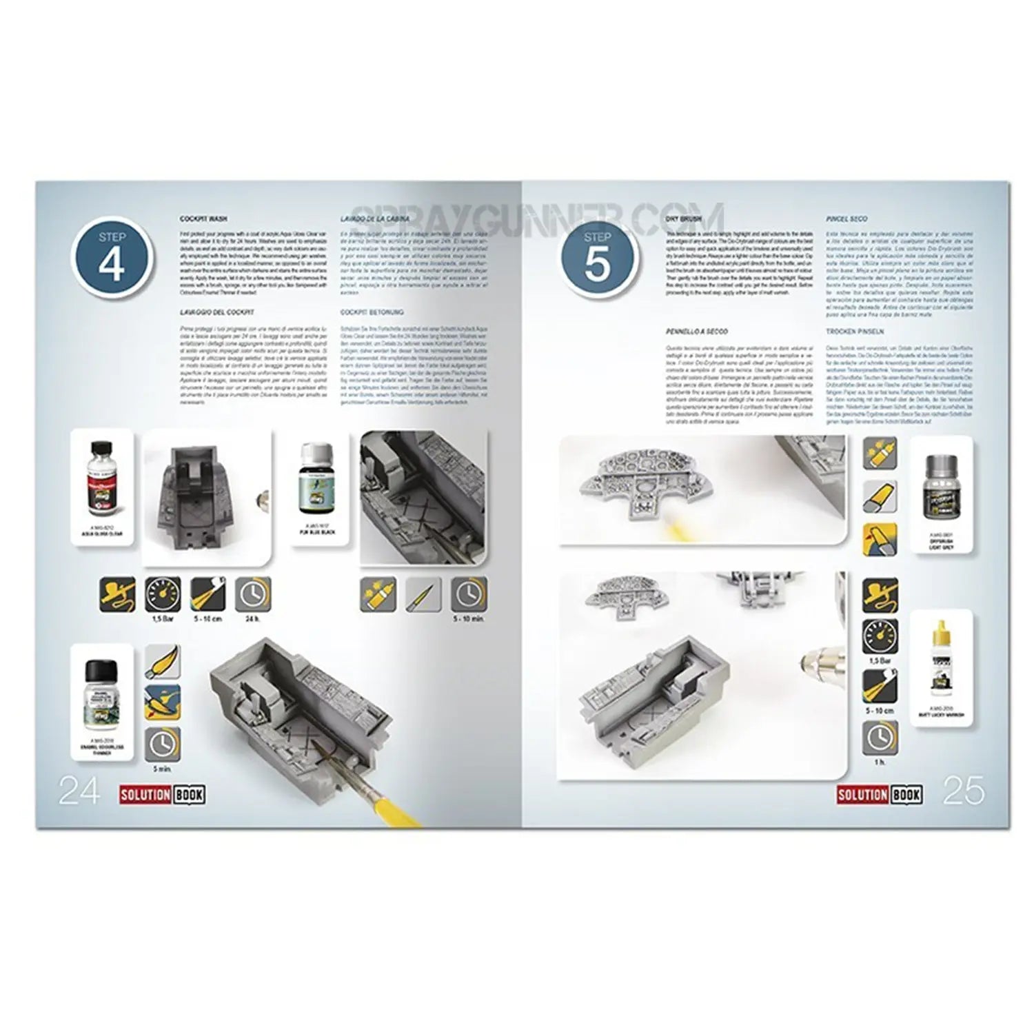 AMMO by MIG SOLUTION BOOK 15 - How to Paint Italian NATO Aircrafts (Multilingual) AMMO by Mig Jimenez