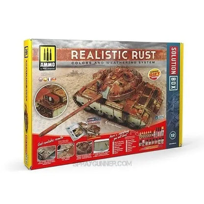 AMMO by MIG Solution Box - REALISTIC RUST SOLUTION BOX | SprayGunner AMMO by MIG Solution Box - REALISTIC RUST SOLUTION BOX | SprayGunner