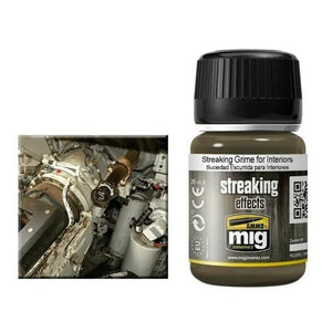 AMMO by MIG Streaking Effects Streaking Grime para interiores