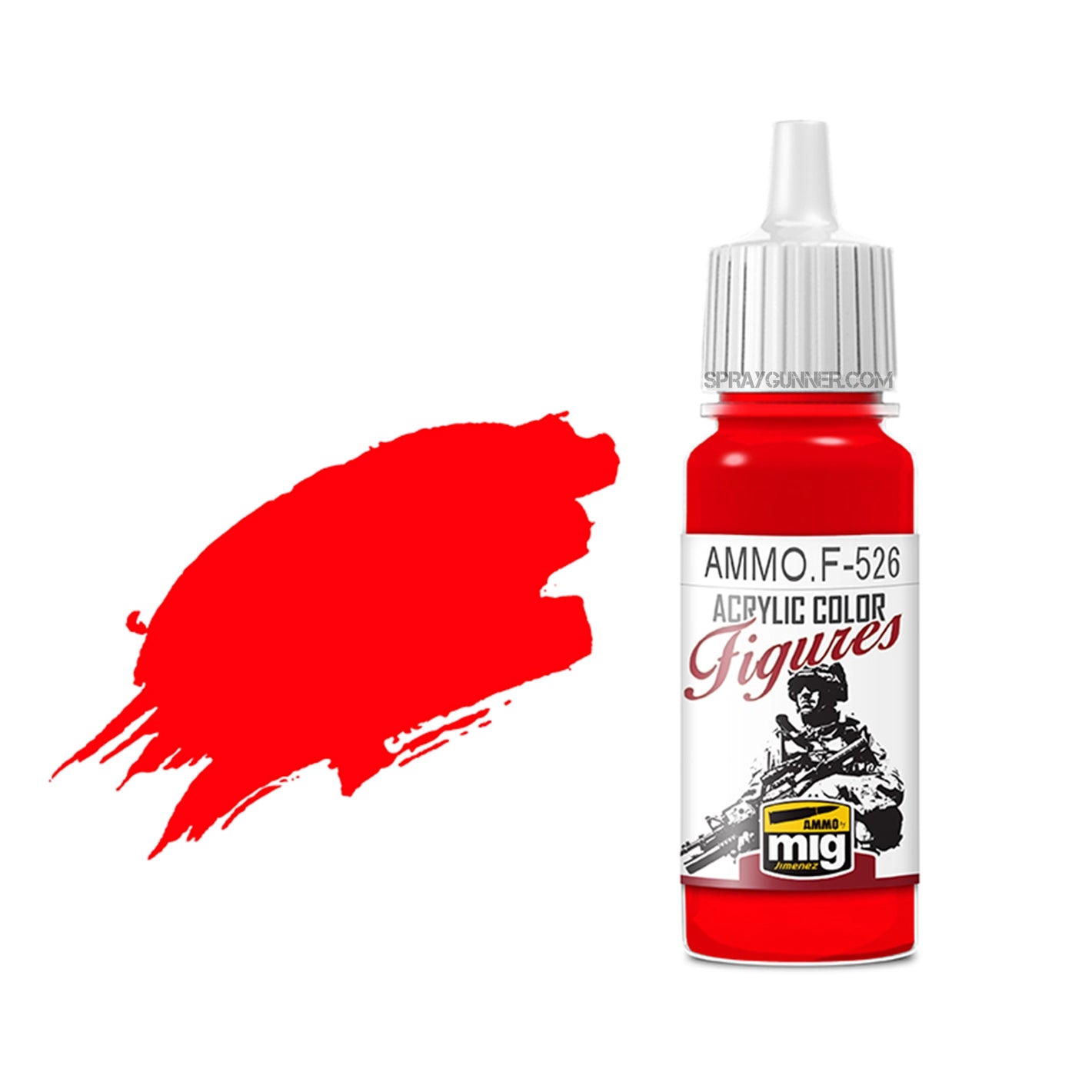 AMMO by MIG Acrylic for Figures - Pure Red