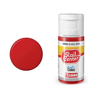 AMMO by MIG Rail Center Acrylic Color - Red (15ml) - SprayGunner