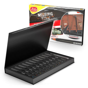 AMMO By MIG Missing Link Trains Watercolor Brush Tip Marker Set