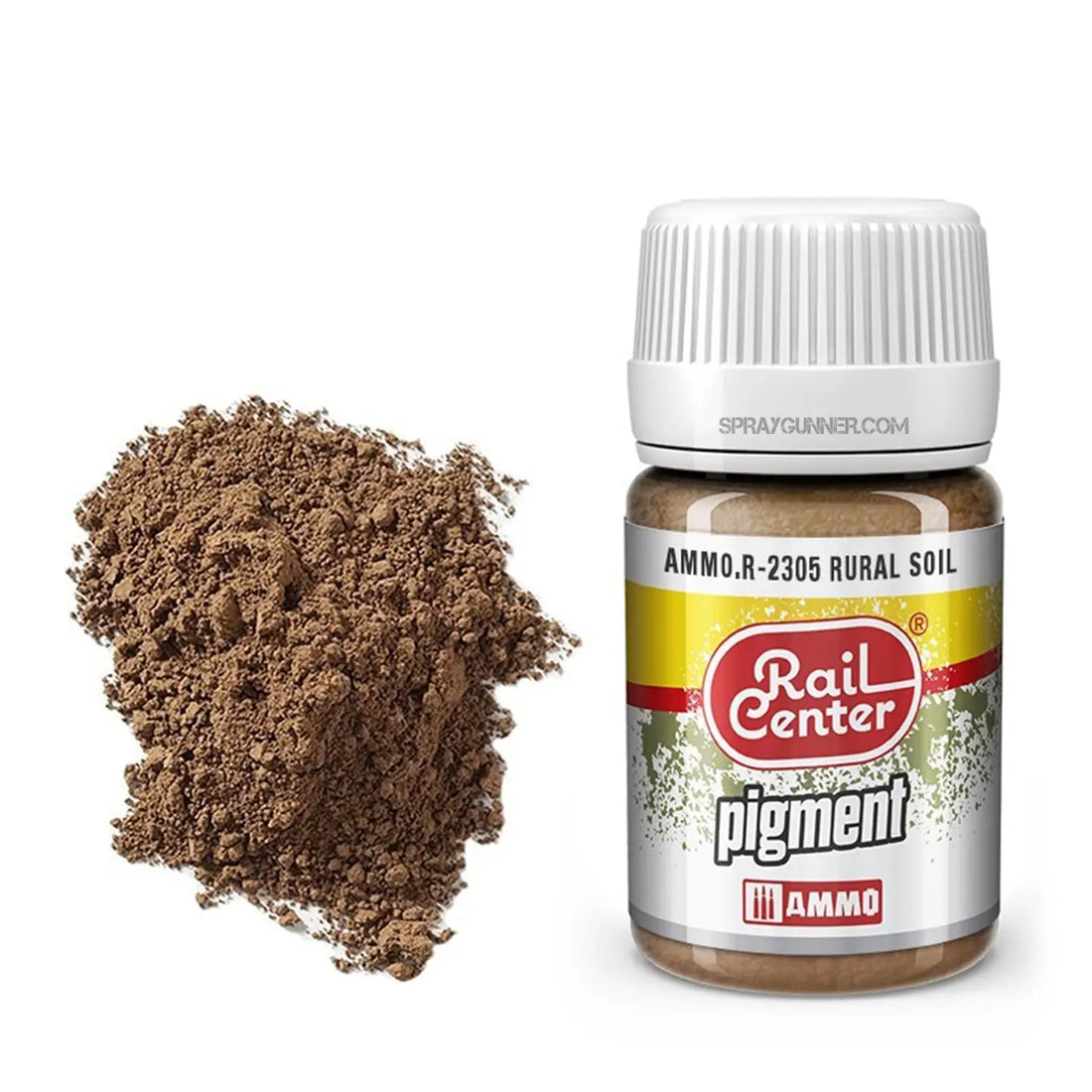 AMMO by MIG Rail Center - Pigment Rural Soil (35 mL) - SprayGunner
