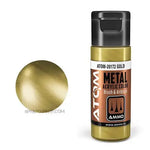 ATOM Acrylic Colors: METALLIC Gold AMMO by Mig Jimenez
