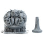 NO-NAME Miniatures Atom Medallion 1"x2" Paintable Resin Figure