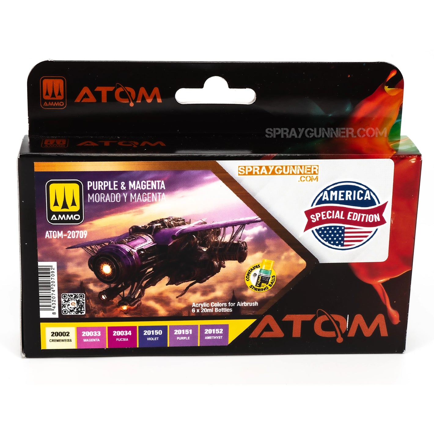 ATOM Purple & Magenta Set - SprayGunner