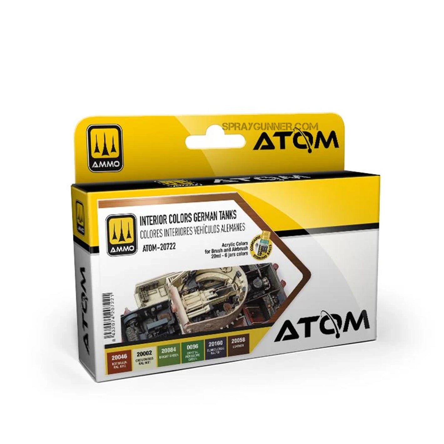 ATOM Interior colors German Tanks Set - SprayGunner