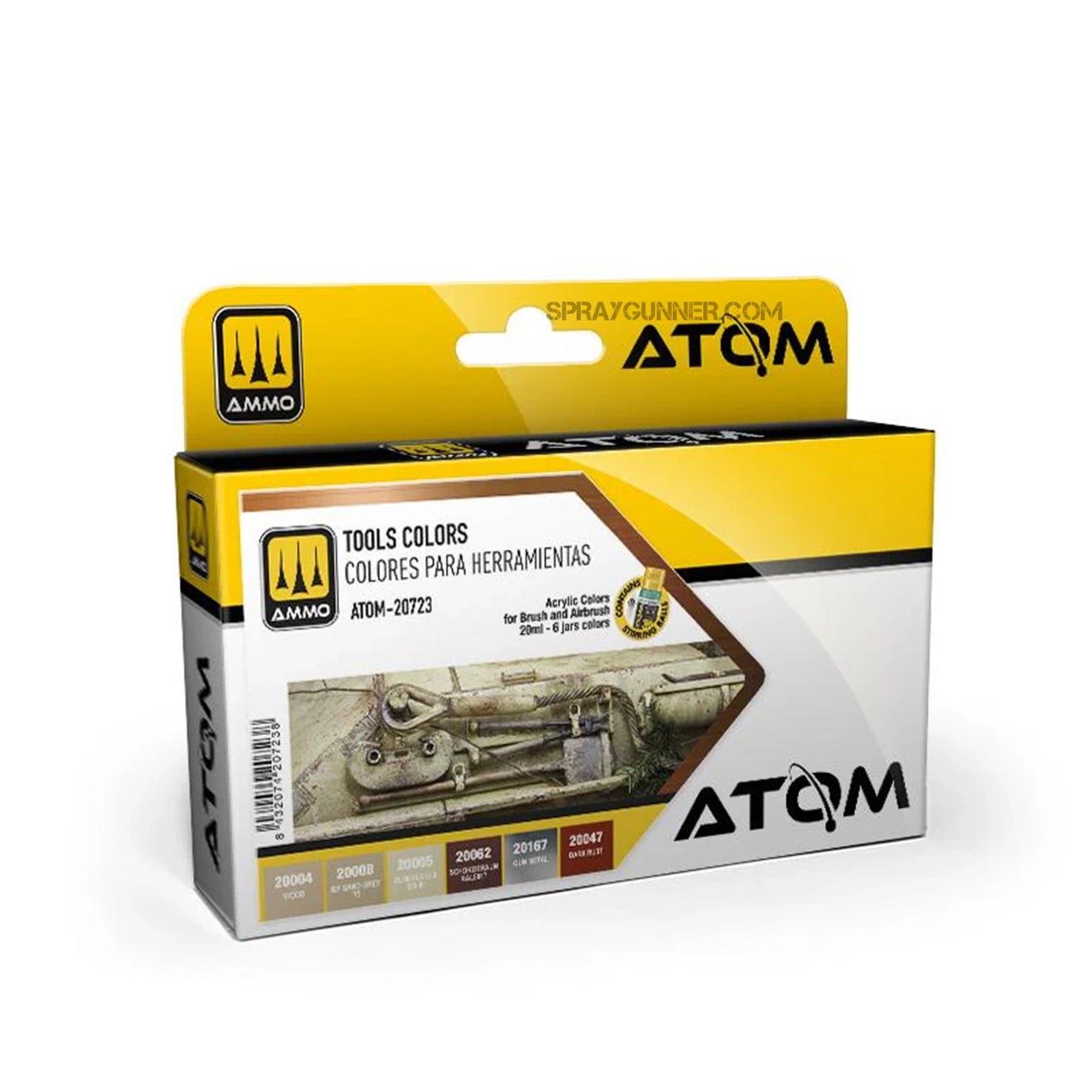 ATOM Tools colors Set - SprayGunner