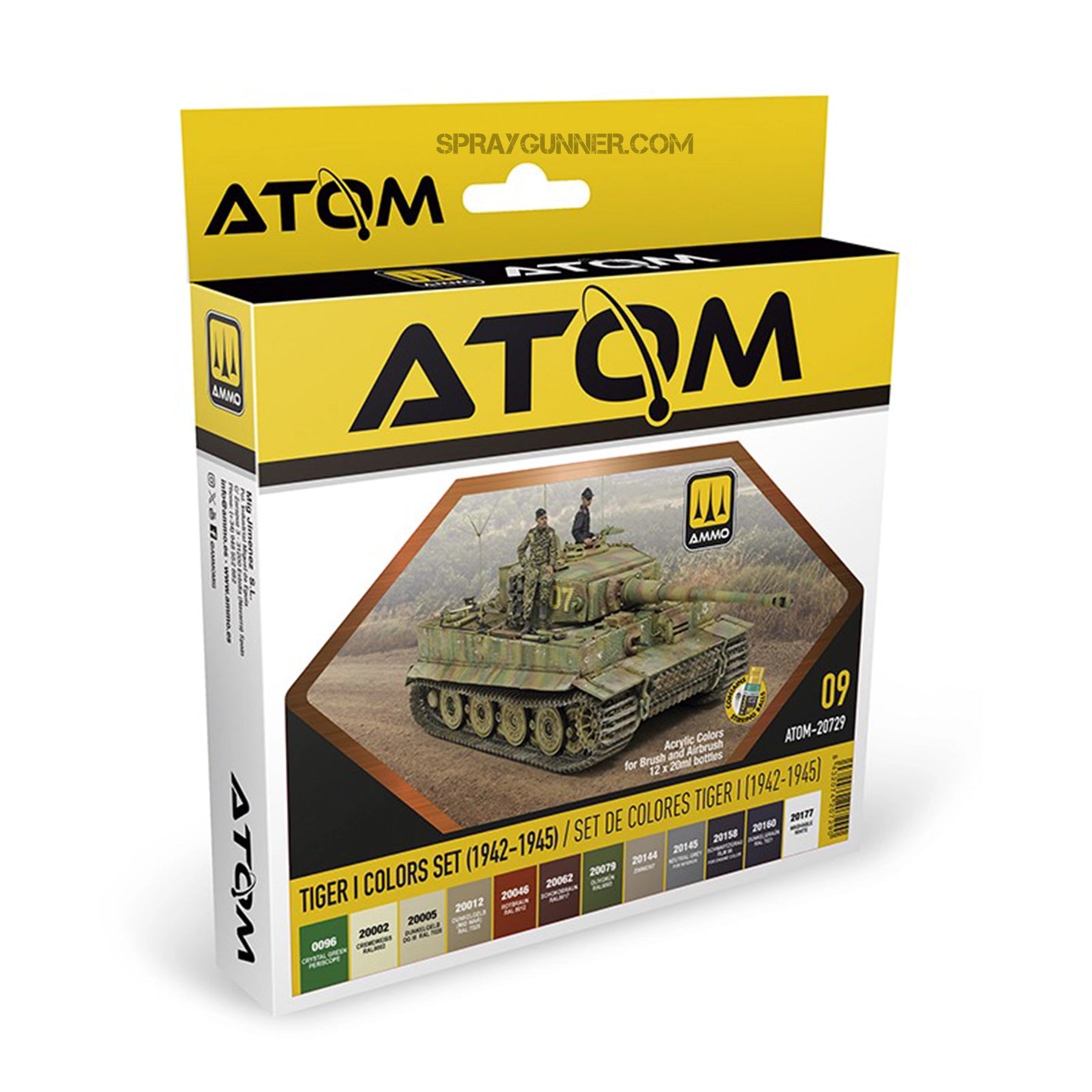 ATOM Tiger I Colors (1942-1945) Set