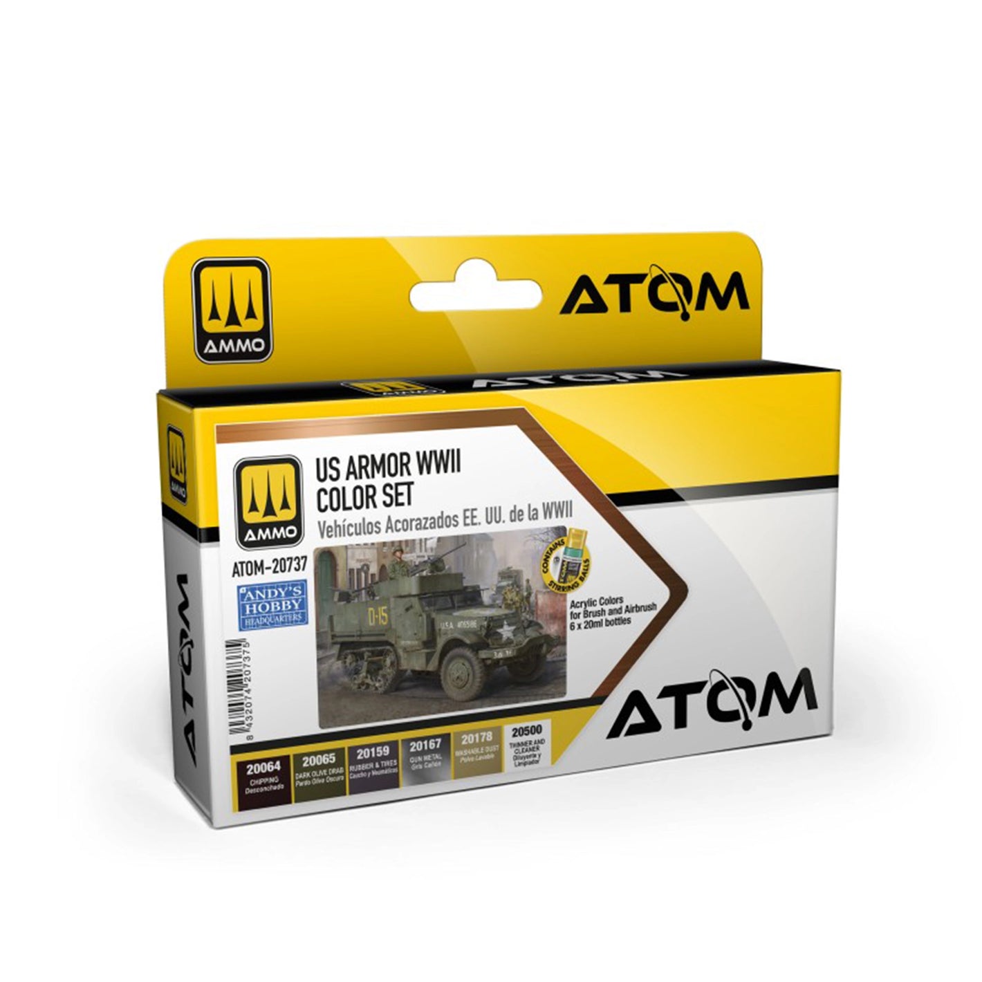ATOM US Armor WWII Colour Set