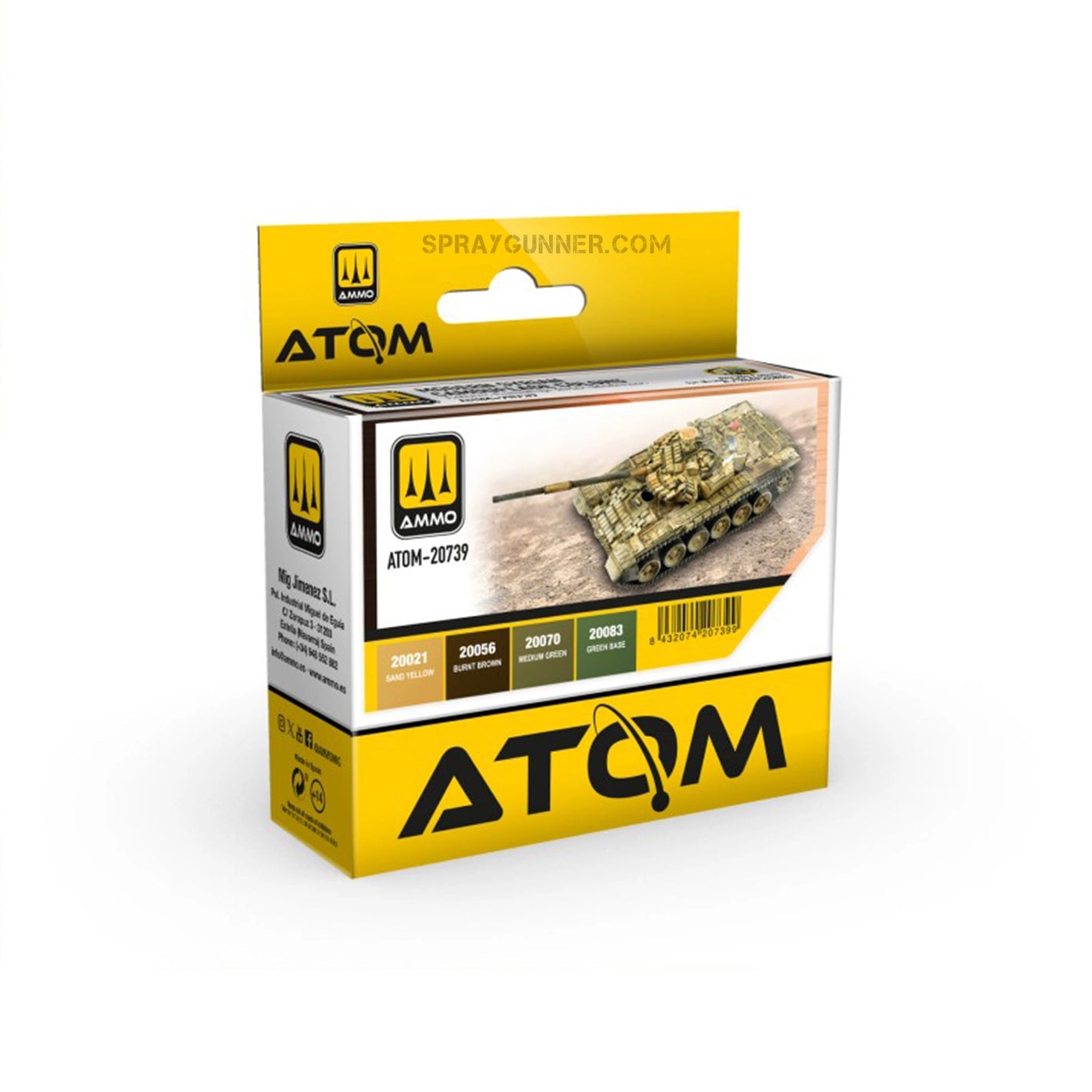 ATOM Modern Syria Camouflage Colors Set