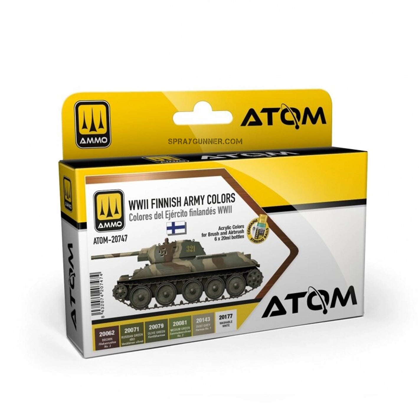 ATOM WWII Finnish Army Colors Set