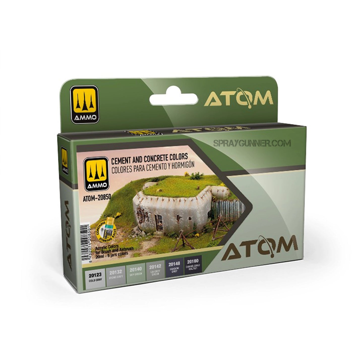 ATOM Cement and Concrete Colors Set