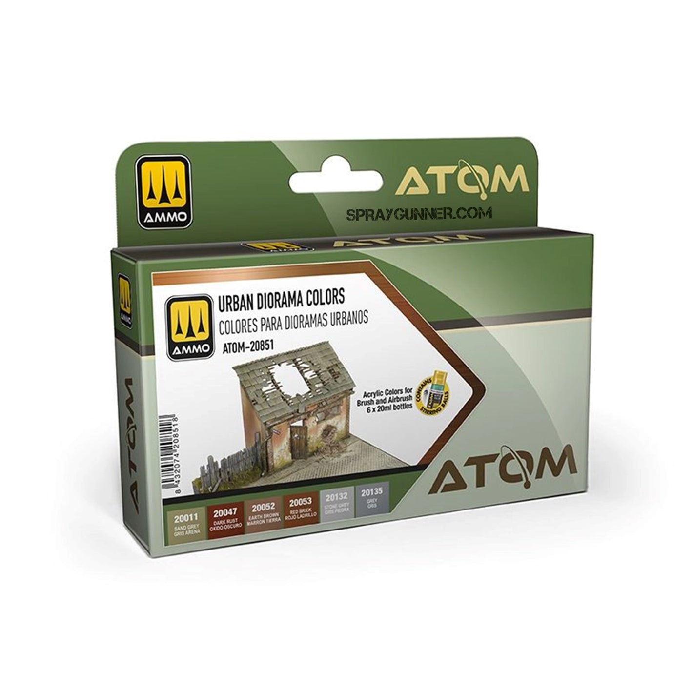 ATOM Urban Diorama Colors Set - SprayGunner