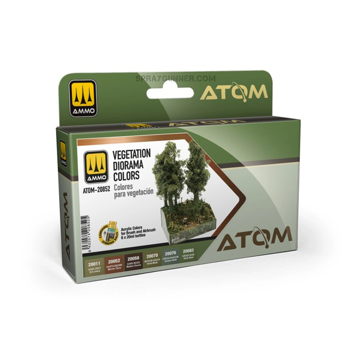 ATOM Vegetation Diorama colors Set