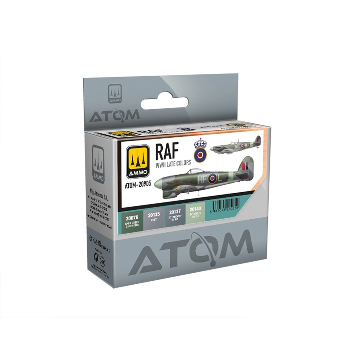 ATOM RAF WWII Late Colors Set