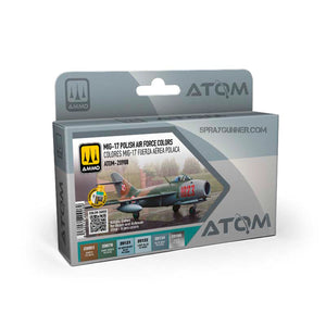ATOM MIG-17 Polish Air Force Colors Set - SprayGunner