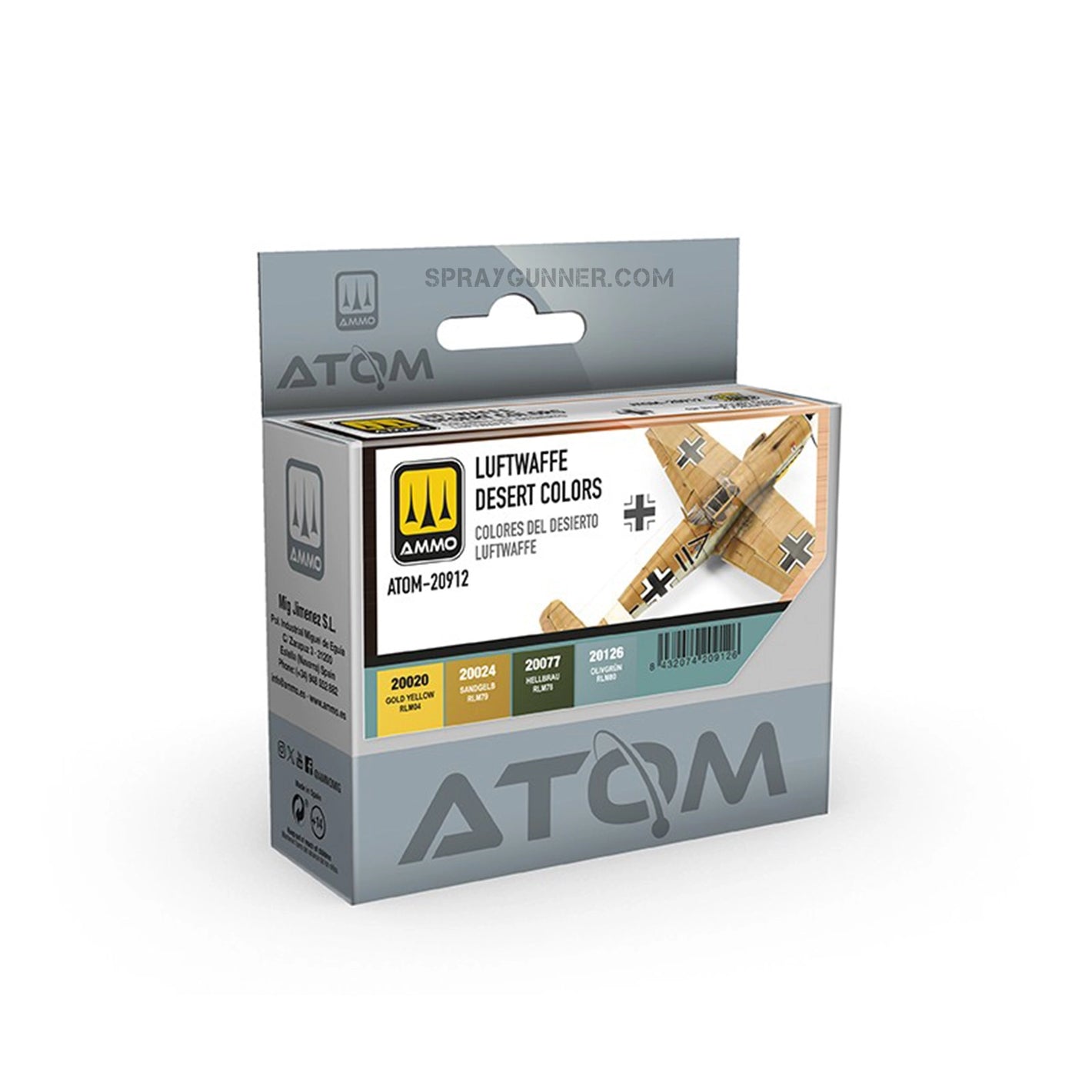 ATOM Luftwaffe Desert Colors Set