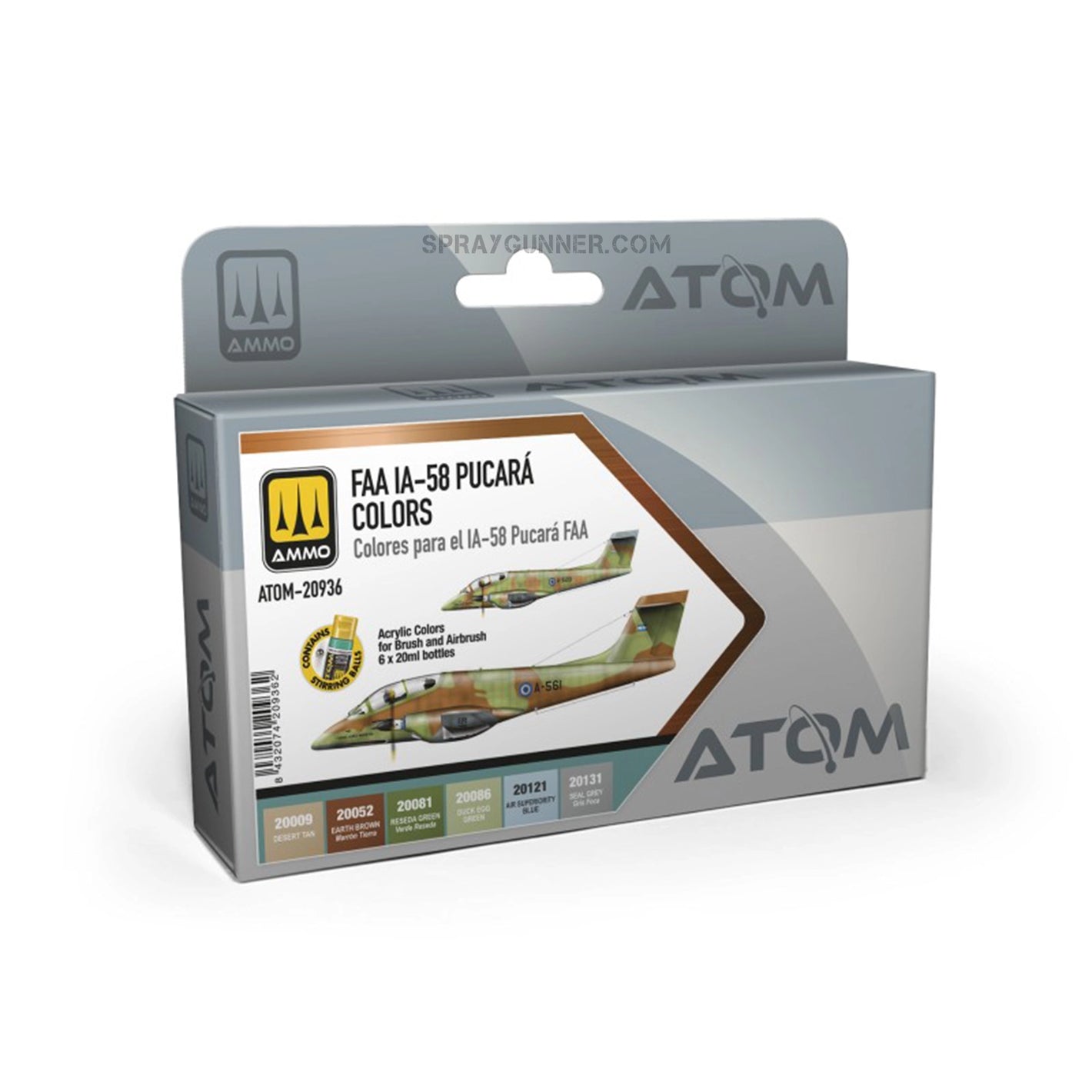 ATOM FAA IA-58 Pucará Colors Set