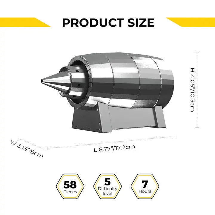 Air Force Jet Turbine Metal Model - SprayGunner