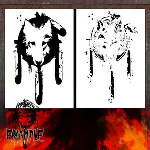 Air Shot Stencil: Animal 54 - SprayGunner