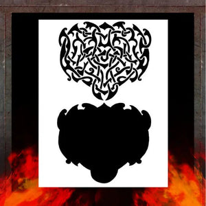 Air Shot Stencil: Celtic Knot 5 - SprayGunner