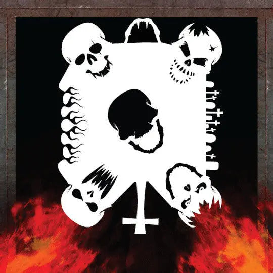 Air Shot Stencil: Skull 17 - SprayGunner