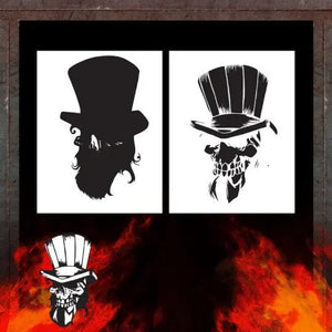 Air Shot Stencil: Skull 59 - SprayGunner