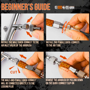 Airbrush Quick Coupling Set by NO-NAME Brand