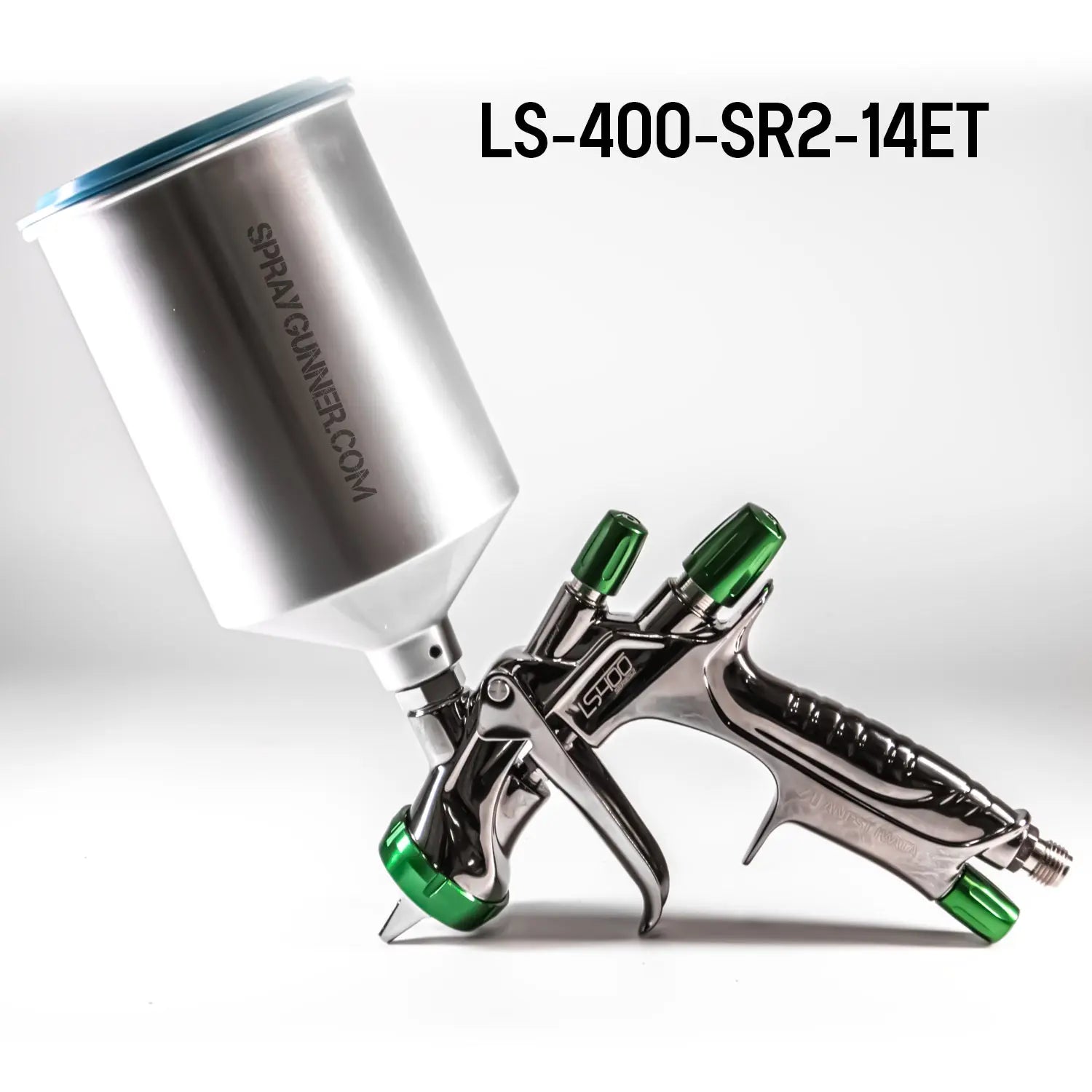 ANEST IWATA LS-400-ETS13 Supernova 1.3mm HVLP Spray Gun – Gravity Feed, Low Overspray, Made In Japan