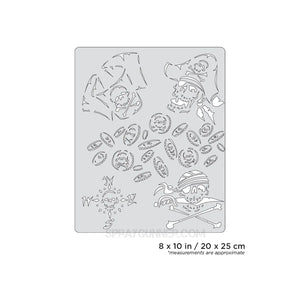 Artool Curse of Skullmaster Buccaneer Freehand Airbrush Template by Craig Fraser Artool