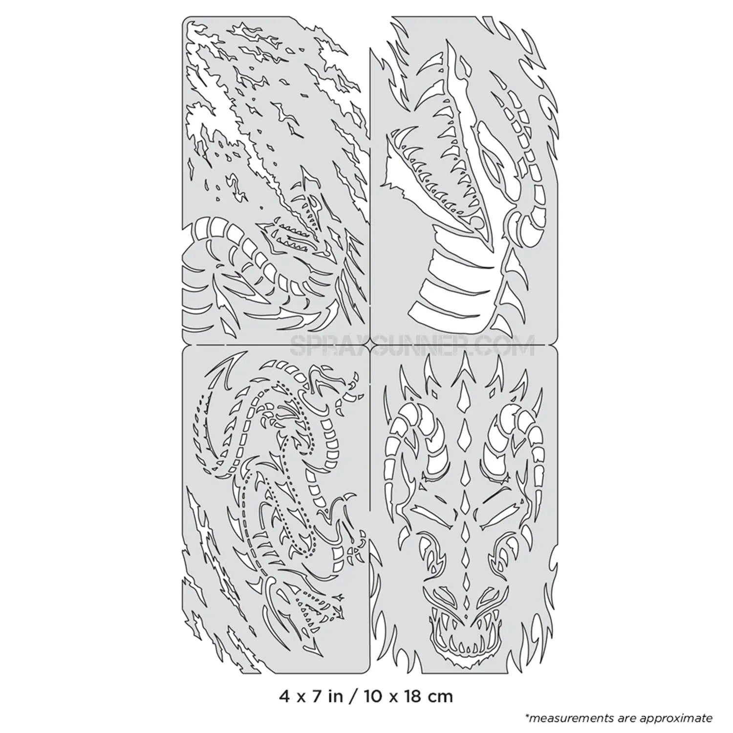 Artool Draco Nano Freehand Airbrush Template by Craig Fraser