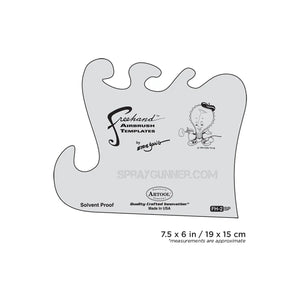 Artool FH2 Freehand Airbrush Template by Eddie Young Artool