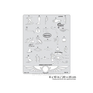 Artool FX3 Glyphs Freehand Airbrush Template by Craig Fraser Artool