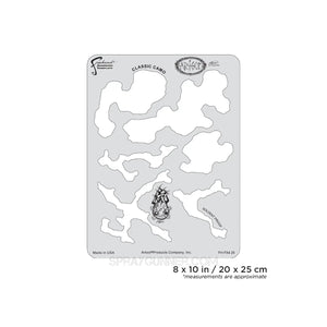 Artool FX4 Classic Camo Freehand Airbrush Template by Craig Fraser Artool