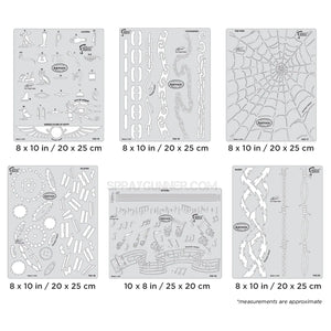 Artool FX4 Set Freehand Airbrush Template by Craig Fraser Artool