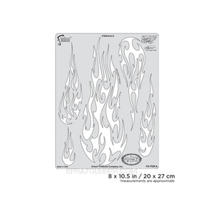 Artool Flame-o-rama 2 Firebalz Freehand Airbrush Template by Craig Fraser Artool