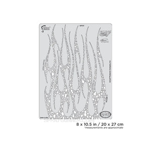 Artool Flame-o-rama 2 Spot Freehand Airbrush Template by Craig Fraser Artool